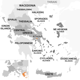 Map of Greece